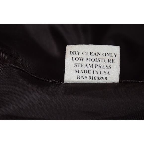 Vtg Womans L Brown Wool Winter Overcoat Faux Fur Collar Cuff Jo-D Lined Buttons - Picture 10 of 13